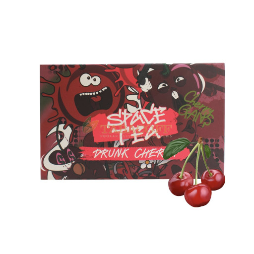 Безтабачна суміш Space Tea Drunk Cherry (П'яна вишня) 40 гр